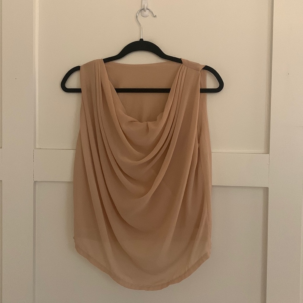 Small Beige chiffon blouse